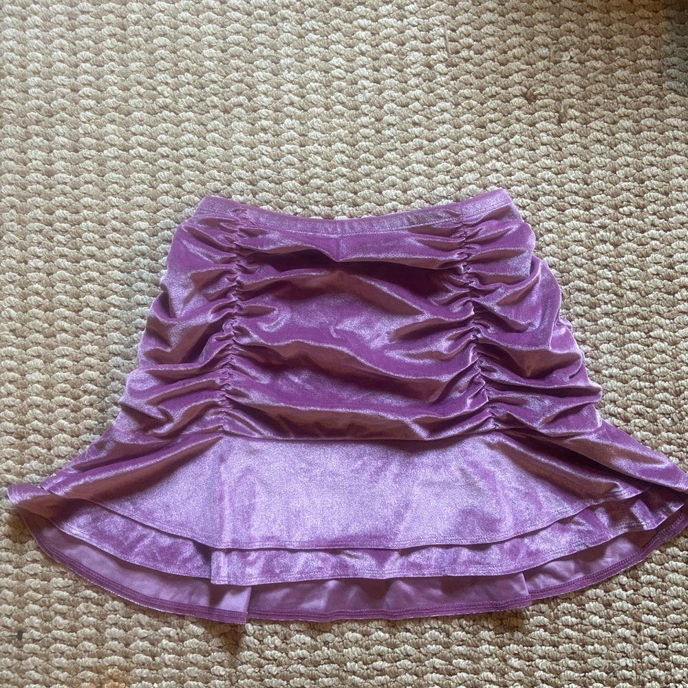 Wild Fable Shimmering Purple Mini Skirt